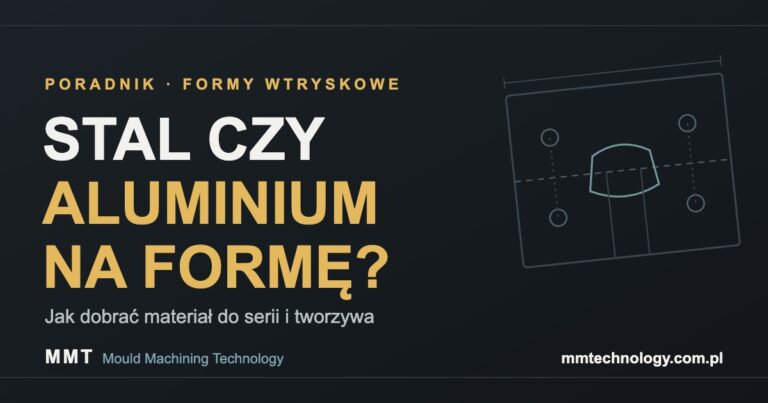 Stal czy aluminium na formę wtryskową? Jak dobrać materiał do serii i tworzywa